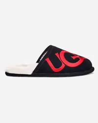 UGG Scuff Logo Hausschuhe Black