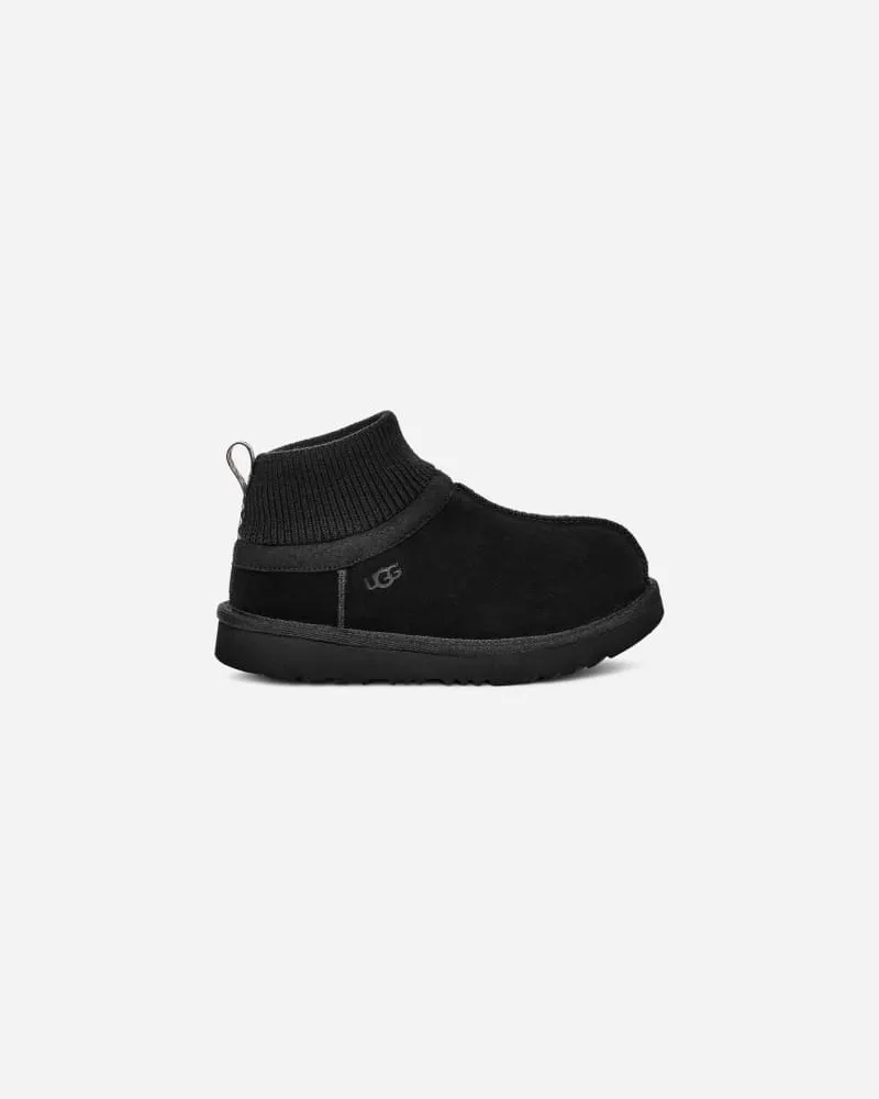 UGG Classic Ultra Stretch Cuff für Kinder | UGG® EU in Black, Größe Wildleder/Textil/Recycelte Materialien Black