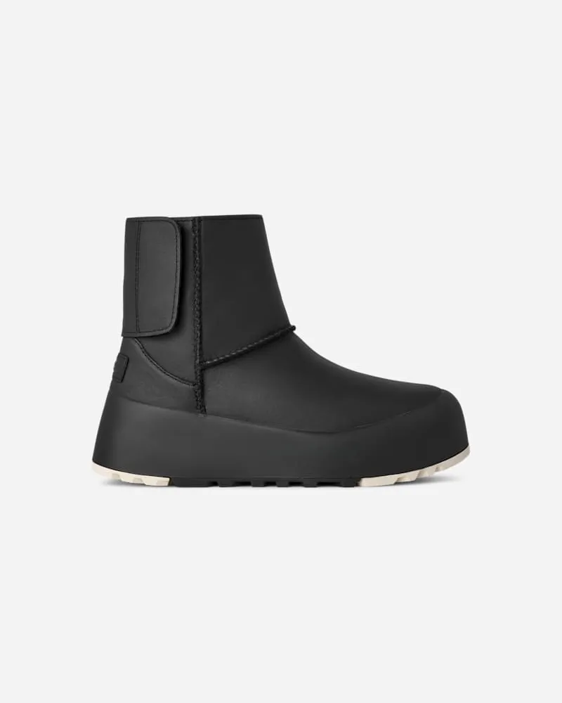 UGG Classic StreetScape Lederstiefel für Damen in Black, Größe Black