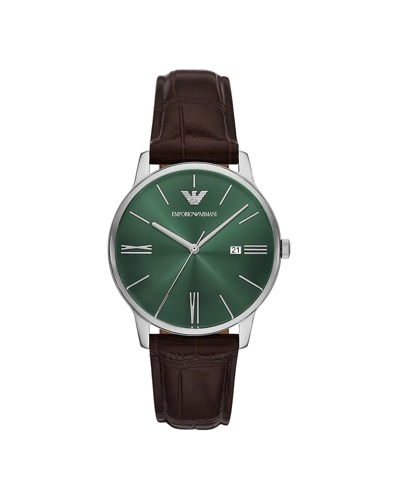 Emporio Armani Herrenuhr Silber