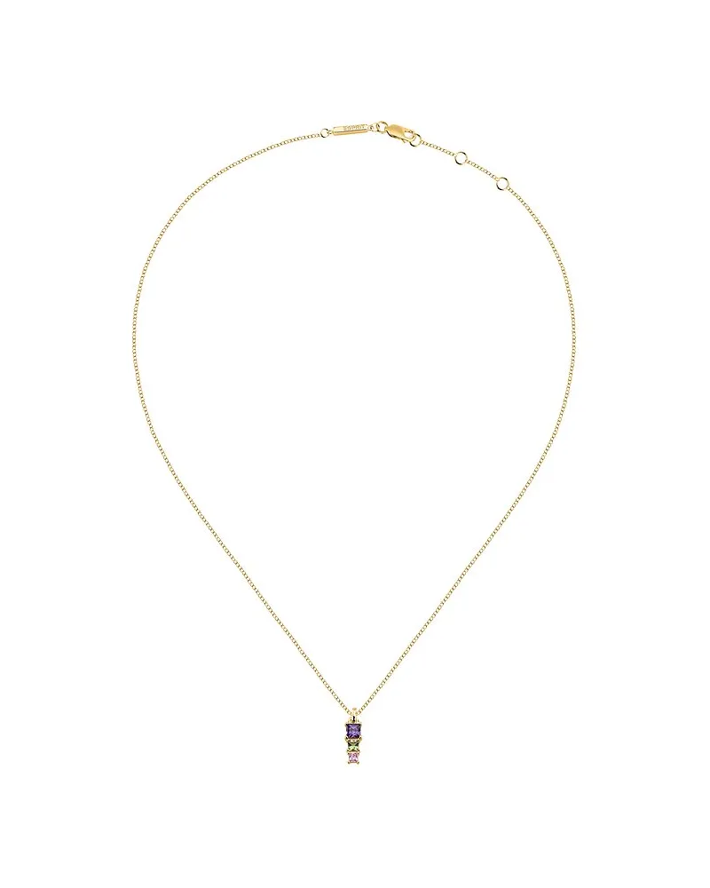 Esprit Kette SQUARE COLORS Gelbgold