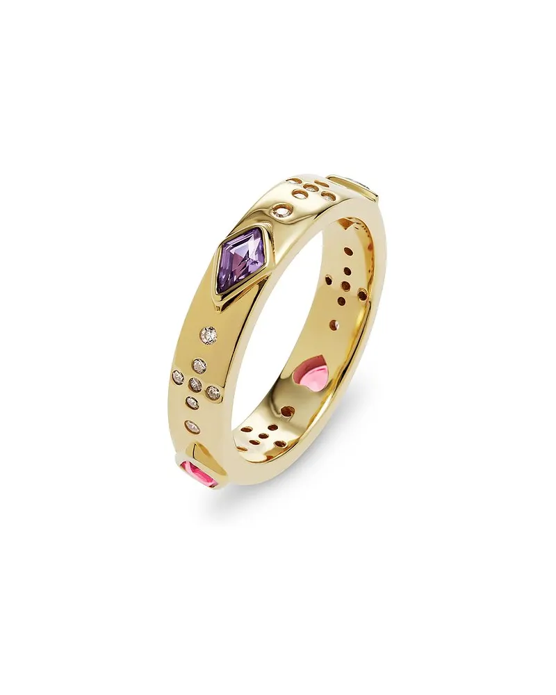 JETTE Damenring MAGICAL Gelbgold