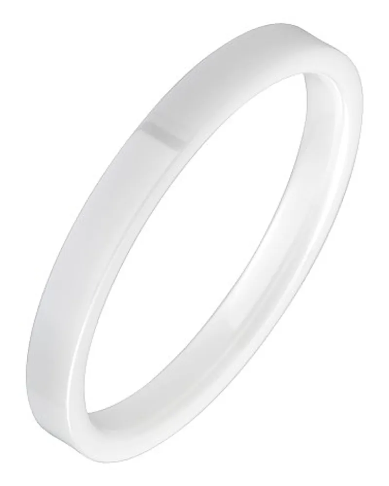 BERING Edelstahlring Weiß
