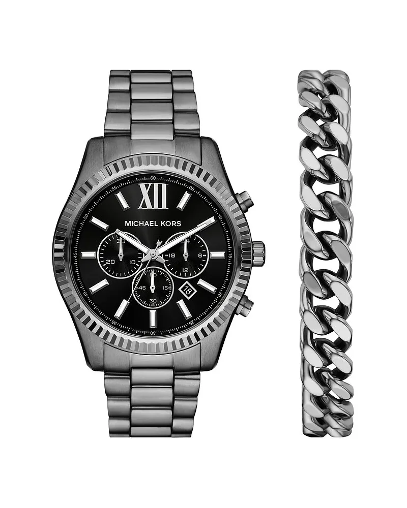 Michael Kors Uhren-Set Lexington Grau