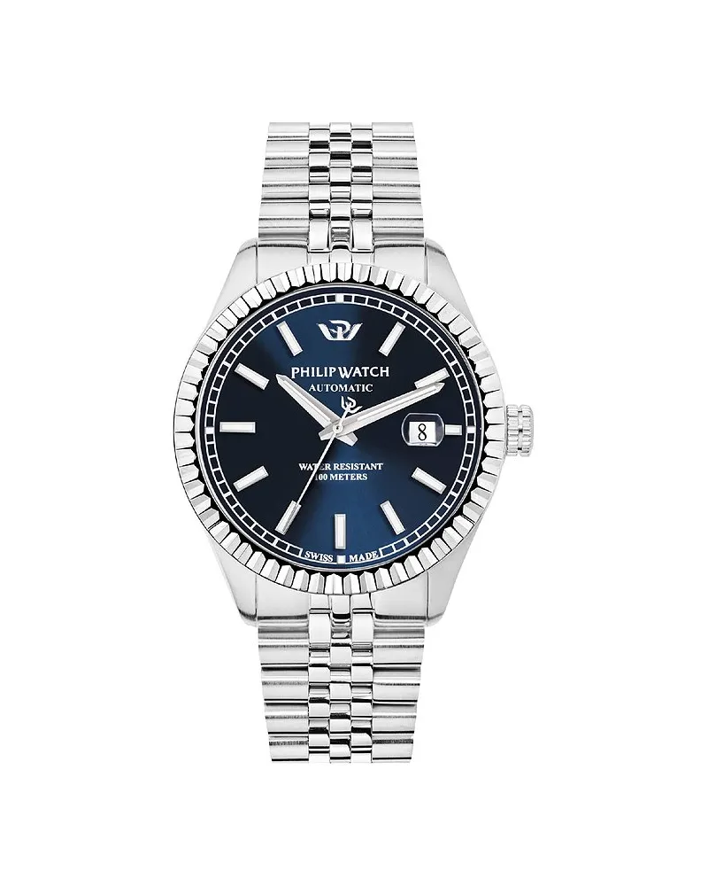 Philip Watch Herrenuhr Caribe Urban Silber