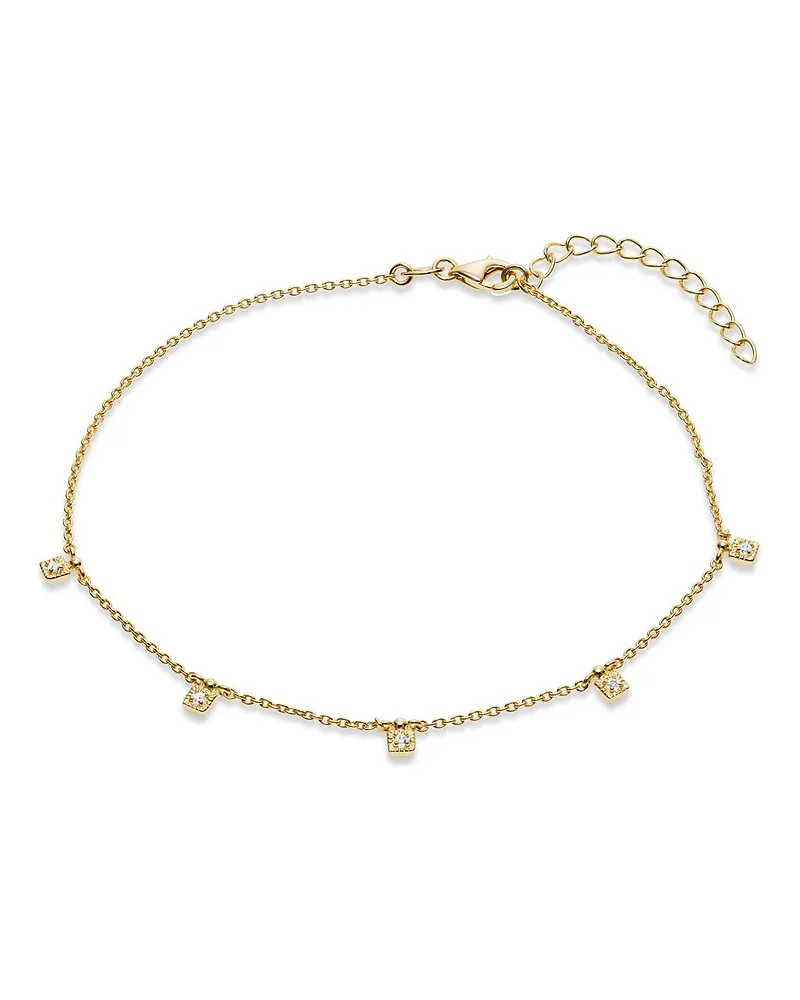 FAVS. Fußkette Gelbgold