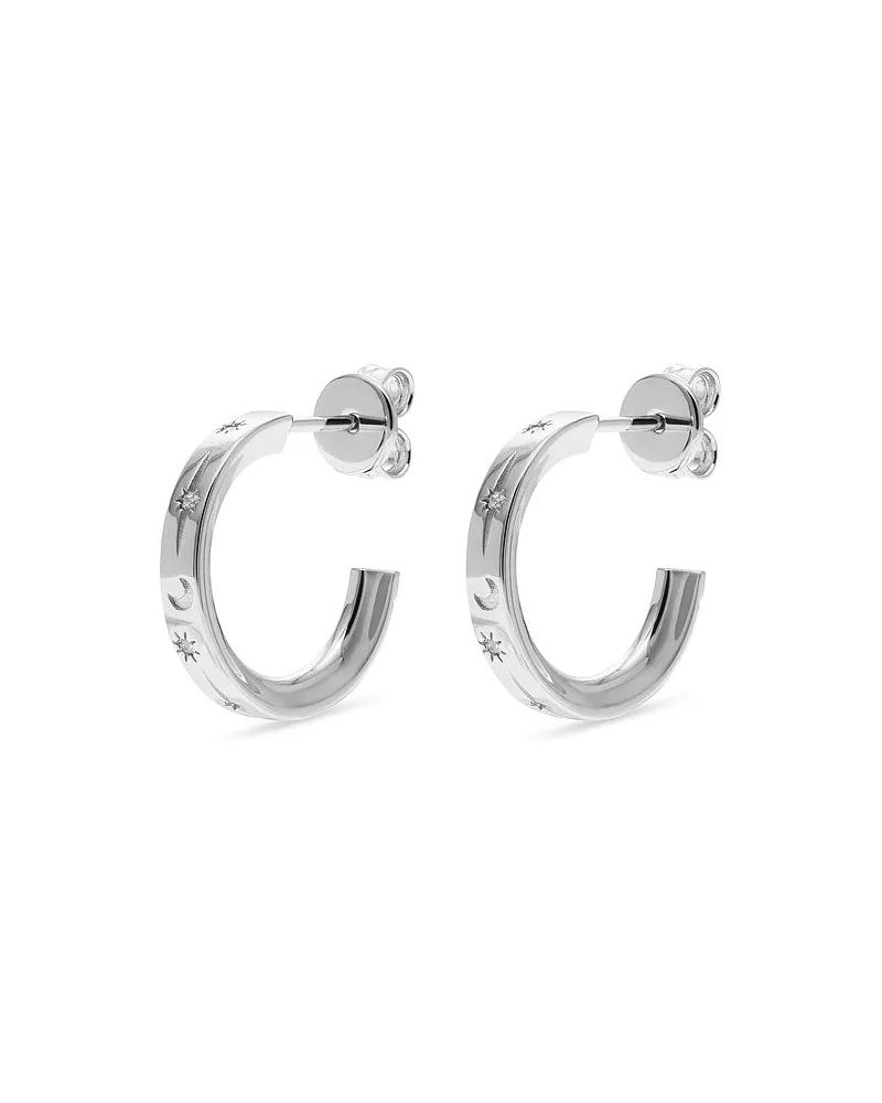 JETTE Creolen STARDUST Silber