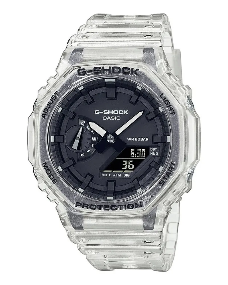 Casio Herrenuhr Classic Skeleton Farblos