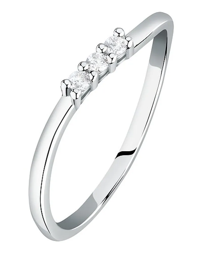 Live Diamond Damenring Weißgold