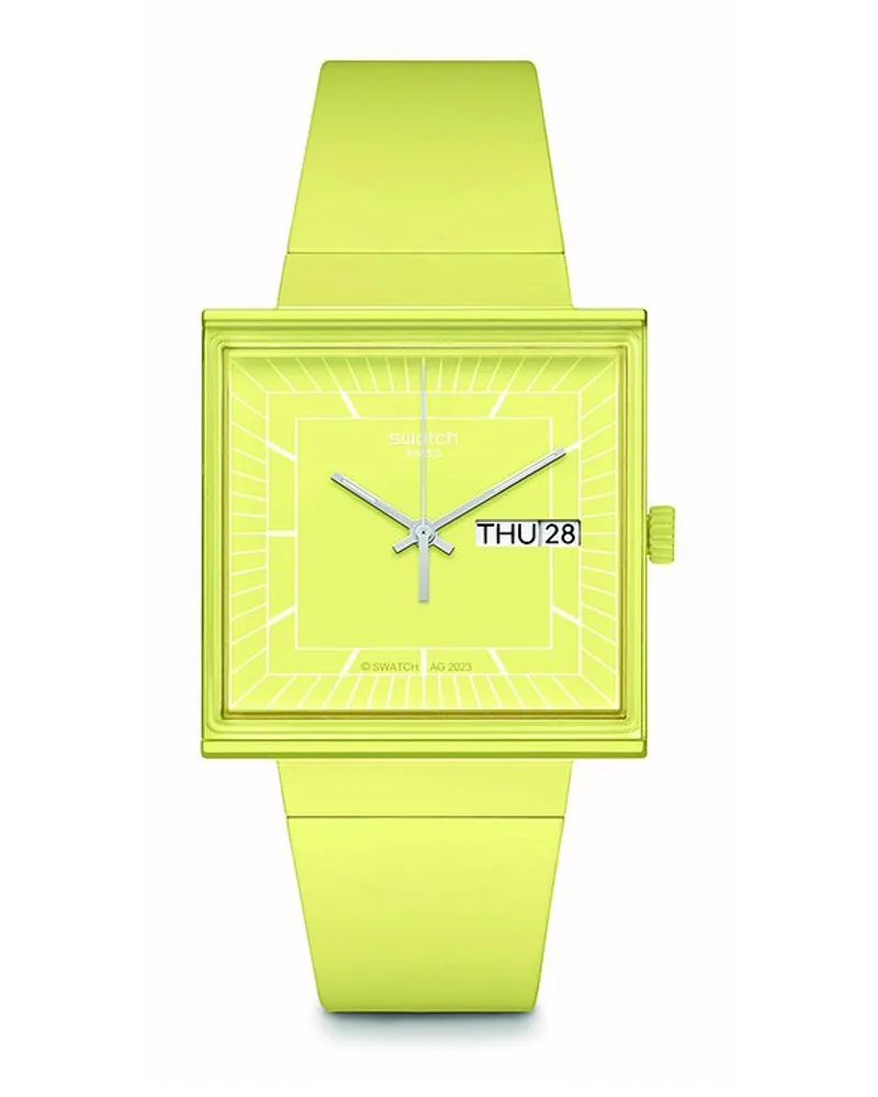 Swatch Unisexuhr Gelb