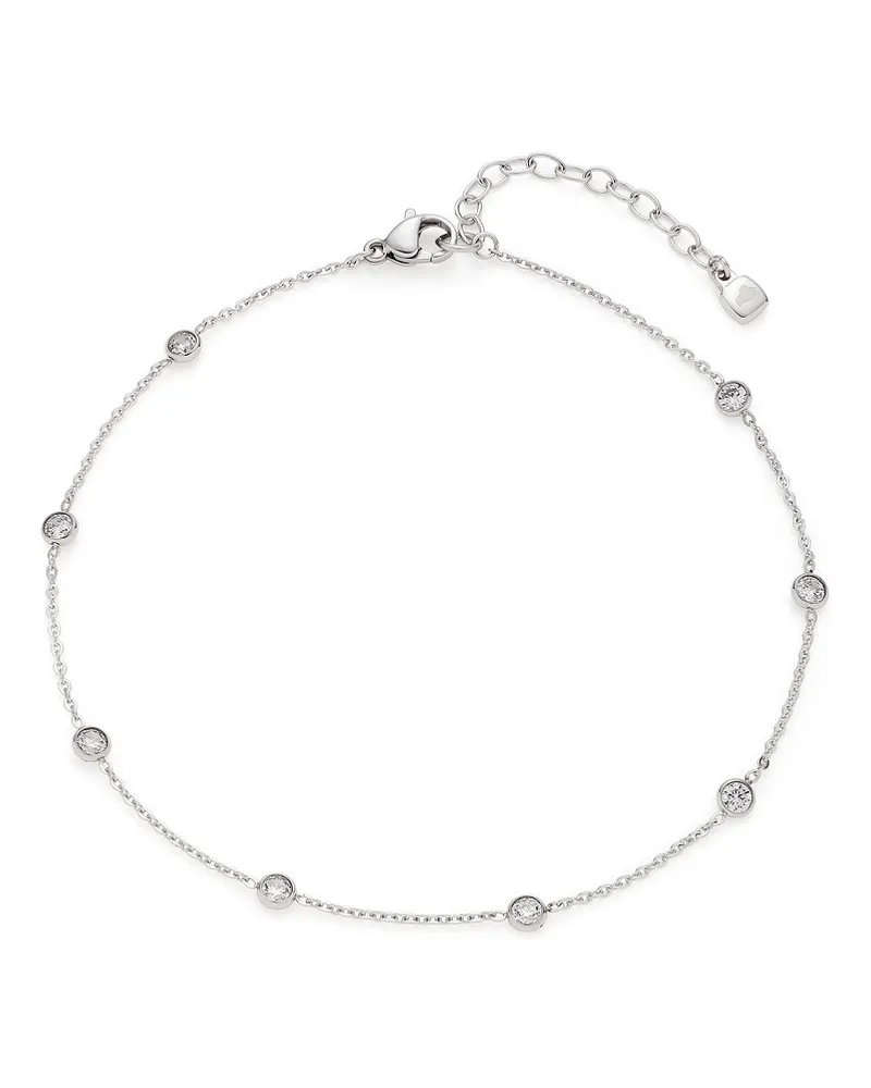 Leonardo Fußkette Silber