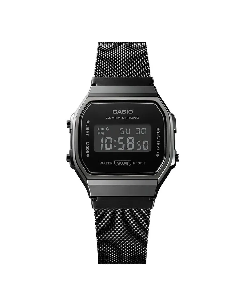 Casio Unisexuhr Vintage Iconic Schwarz