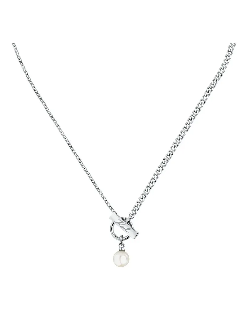 Karl Lagerfeld Kette Pearl Silber