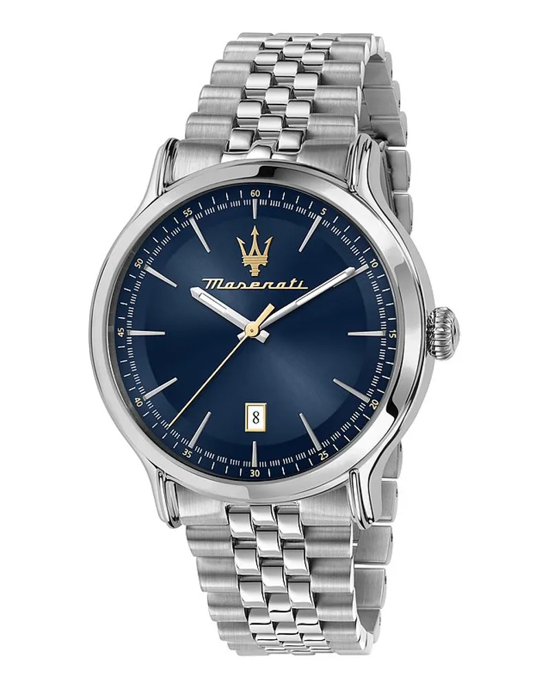Maserati Herrenuhr Epoca Silber
