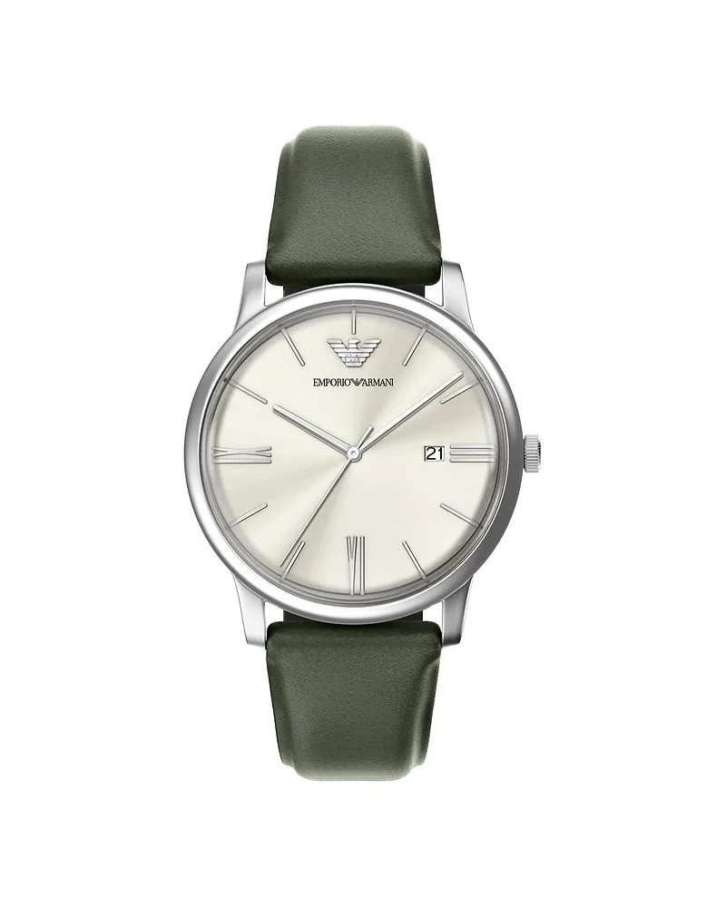 Emporio Armani Herrenuhr Silber