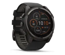 Smartwatch Fenix  8 - 51 mm Solar Sapphire Graphit Carbongrau Titan DLC