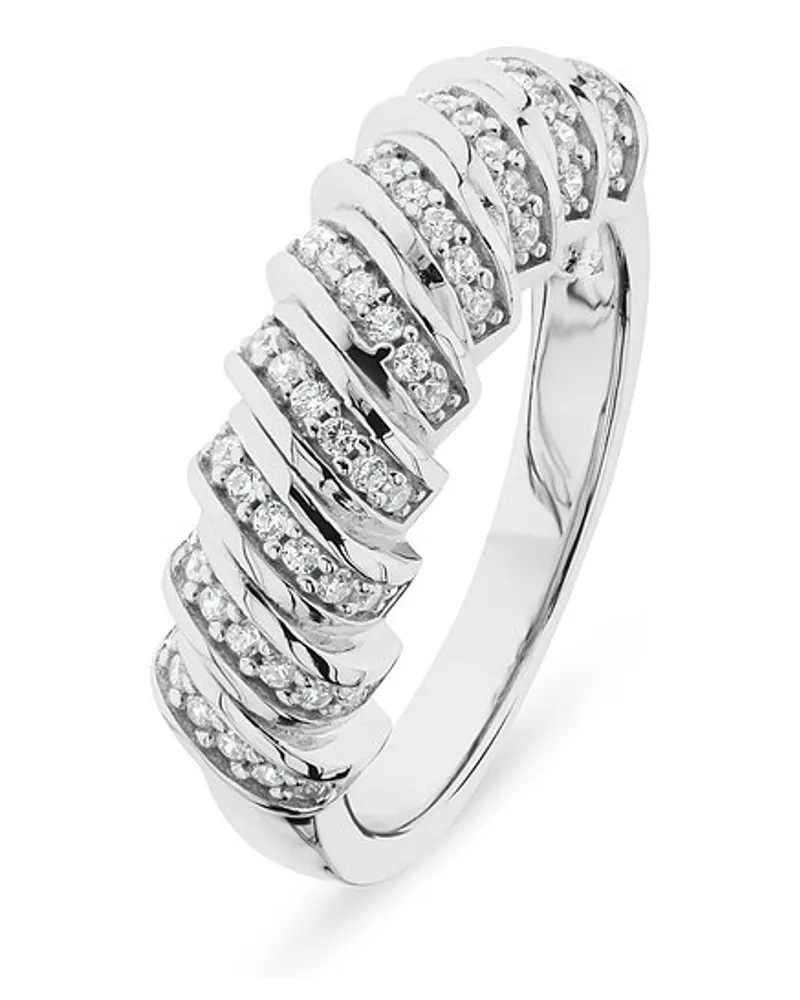 FAVS. Damenring Silber