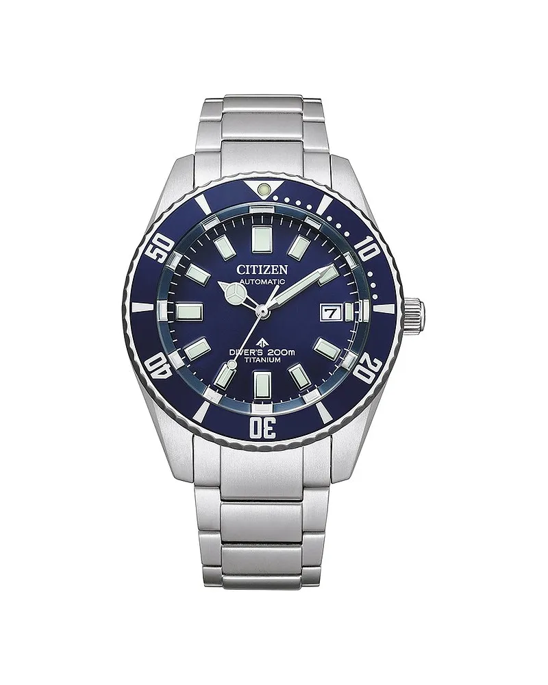 Citizen Herrenuhr Promaster Marine Automatik Silber