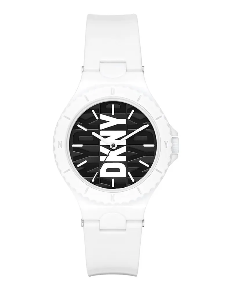 DKNY Damenuhr Chambers Weiß
