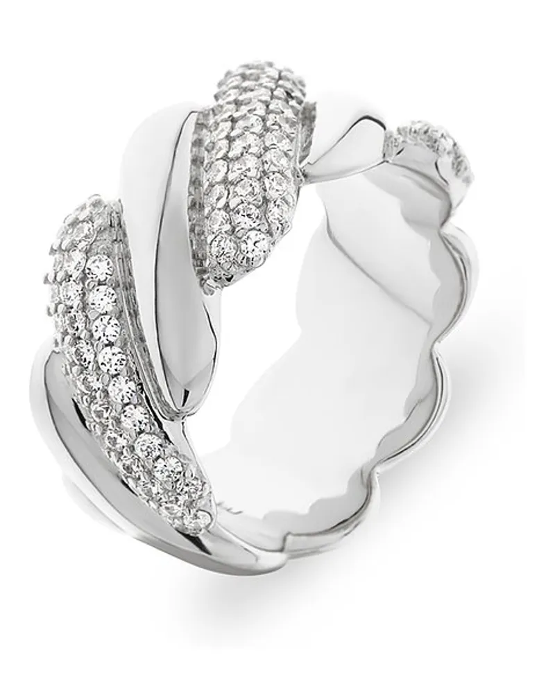 JETTE Damenring SPIRAL Silber