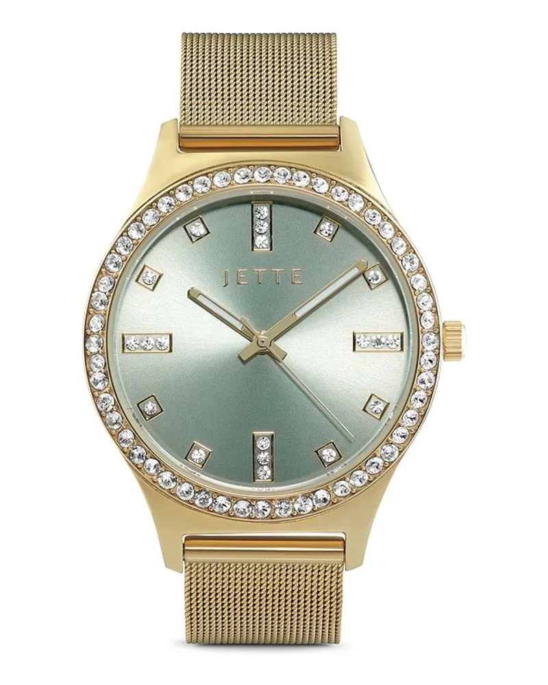 JETTE Damenuhr GLAM Gelbgold