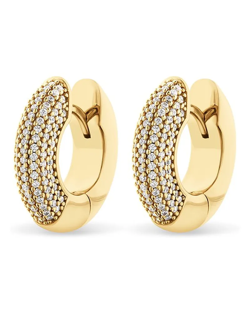 JETTE Creolen GLAM Gelbgold
