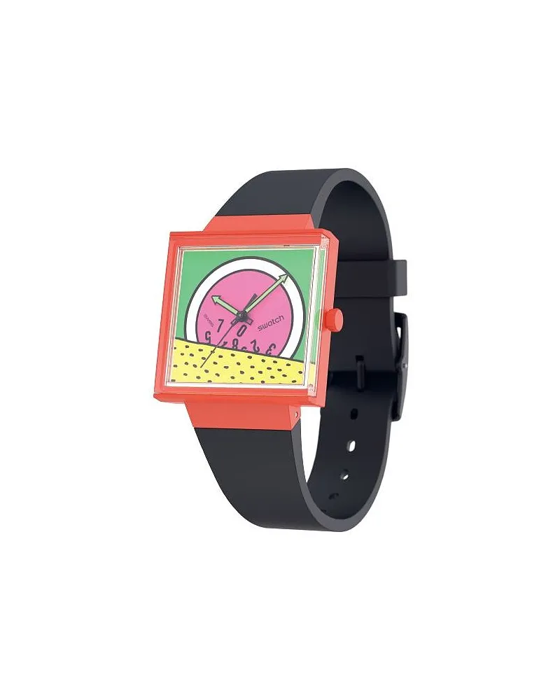 Swatch Unisexuhr 2410 SWATCH BREAK FREE Orange