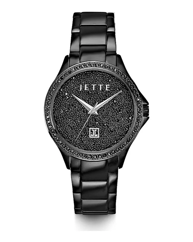 JETTE Damenuhr GLOSSY Schwarz