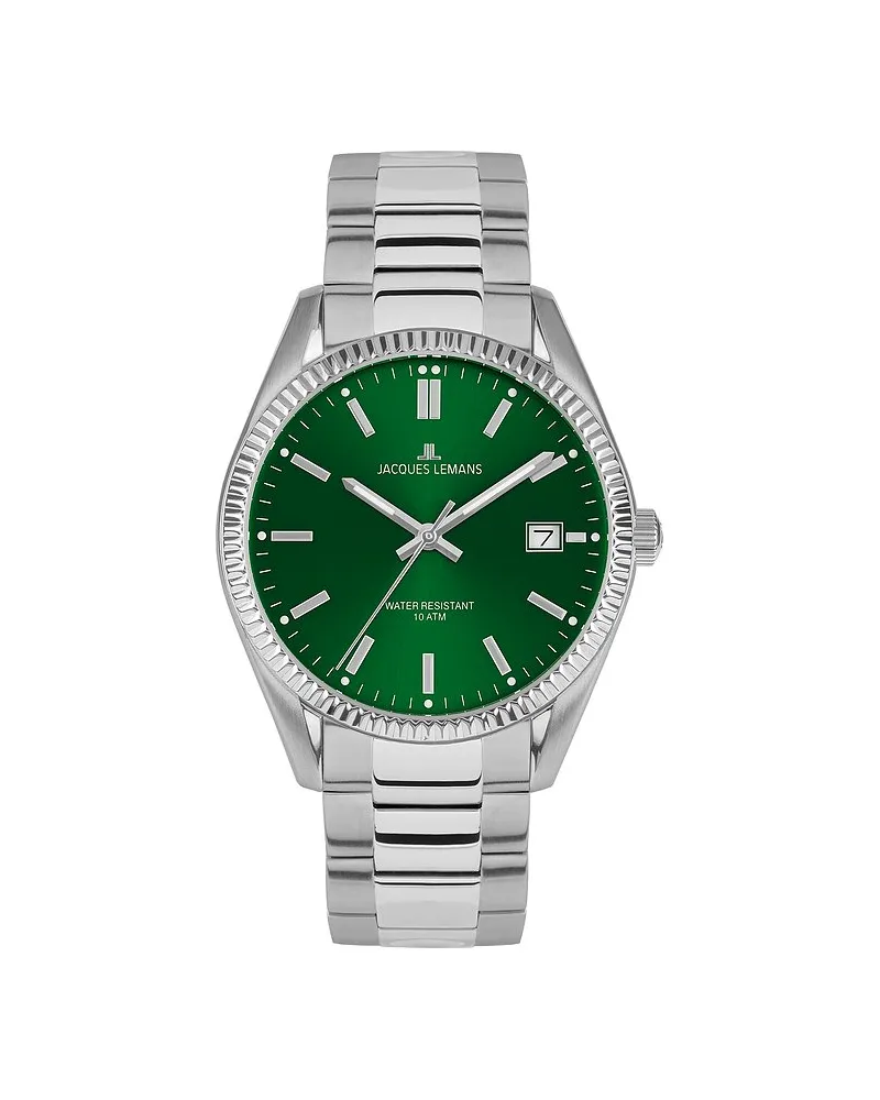 Jacques Lemans Herrenuhr Derby Silber