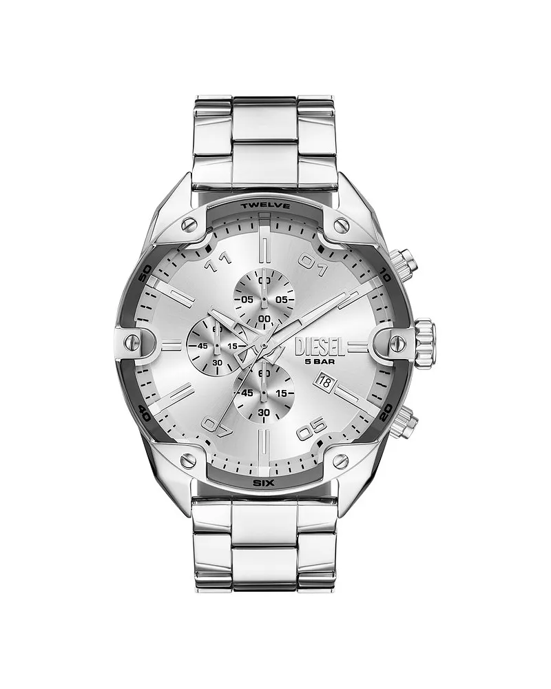 Diesel Chronograph SPIKED Silber