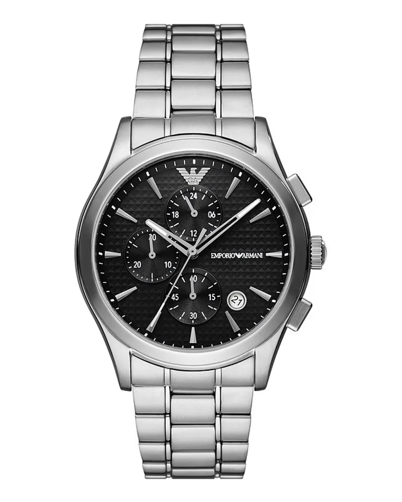 Emporio Armani Chronograph Silber