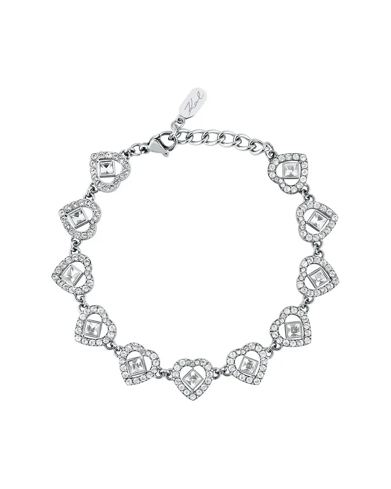 Karl Lagerfeld Armband Crystals Silber