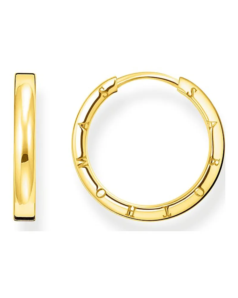 Thomas Sabo Creolen Sterling Silver Gelbgold