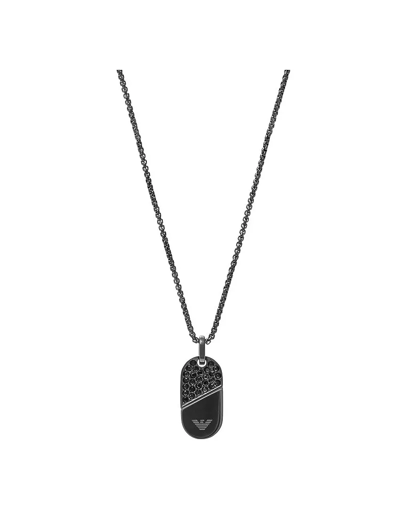 Emporio Armani Kette Anthrazit