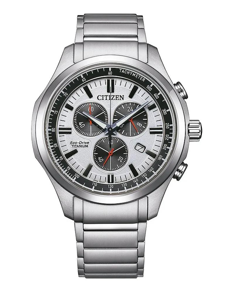 Citizen Chronograph Eco-Drive Taucher Silber