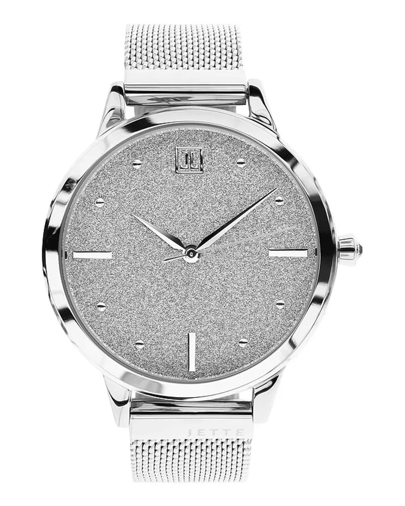JETTE Damenuhr GLOSSY Silber