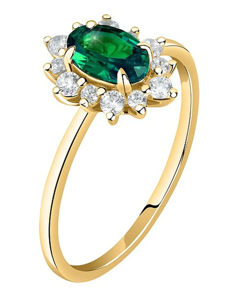 Live Diamond Damenring Gelbgold