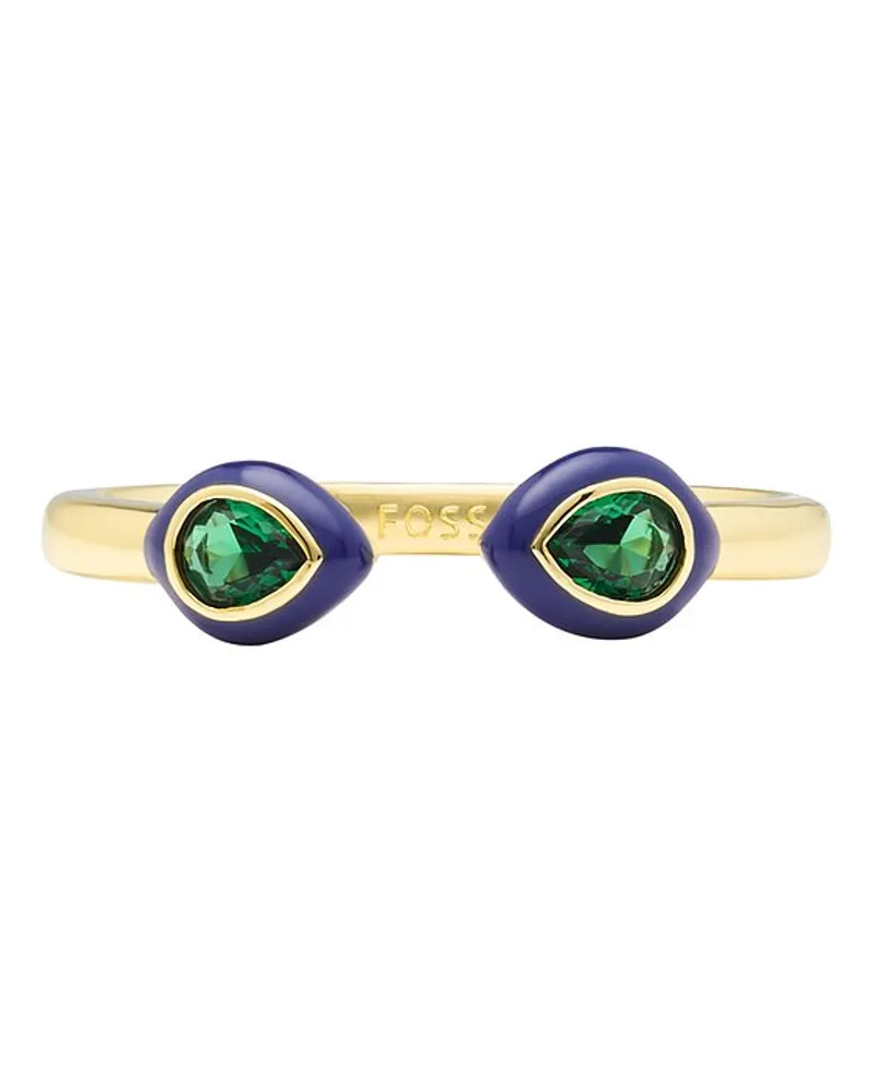 Fossil Damenring JEWELRY Blau
