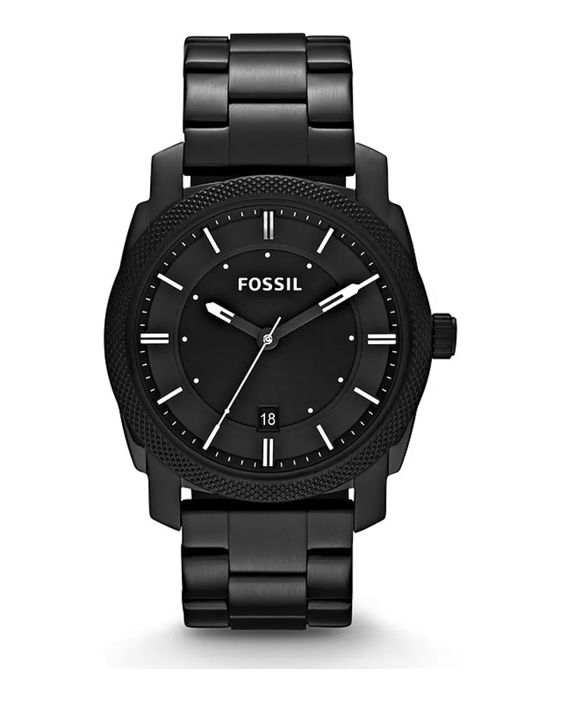 Fossil Herrenuhr Machine Schwarz