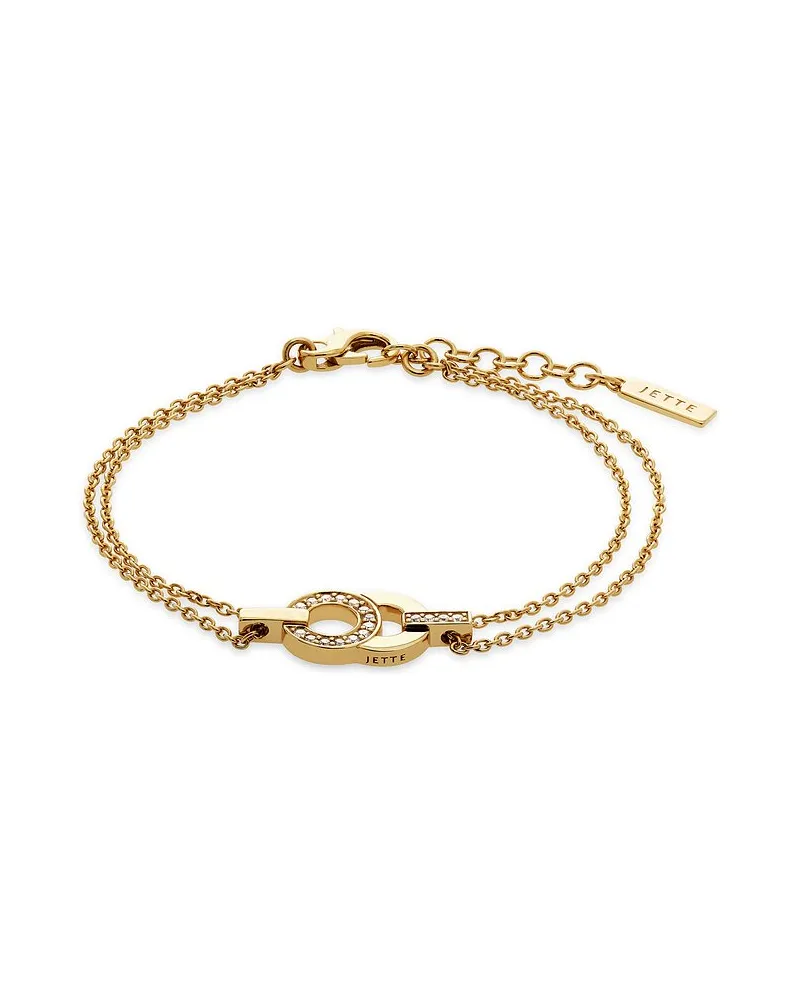 JETTE Armband SWING Gelbgold