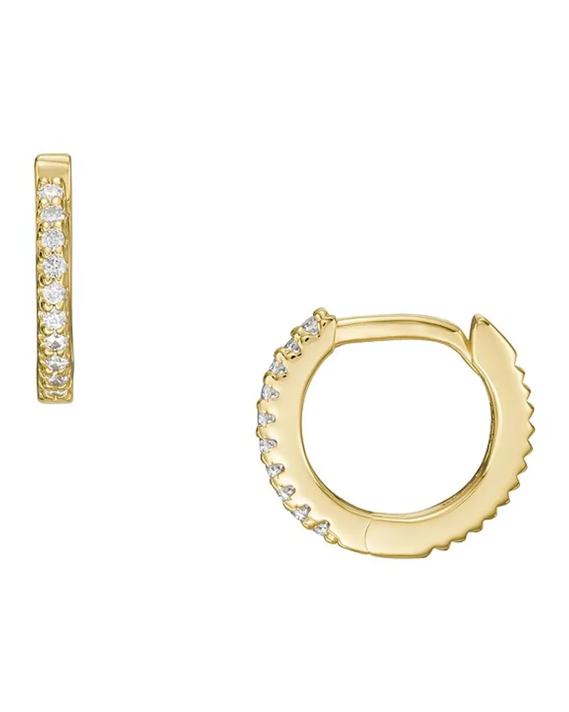 Fossil Creolen STERLING Gold