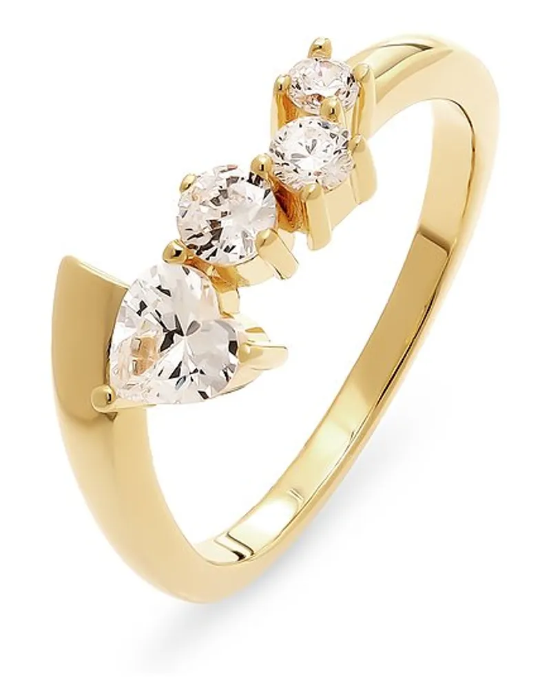 JETTE Damenring METEOR Gelbgold