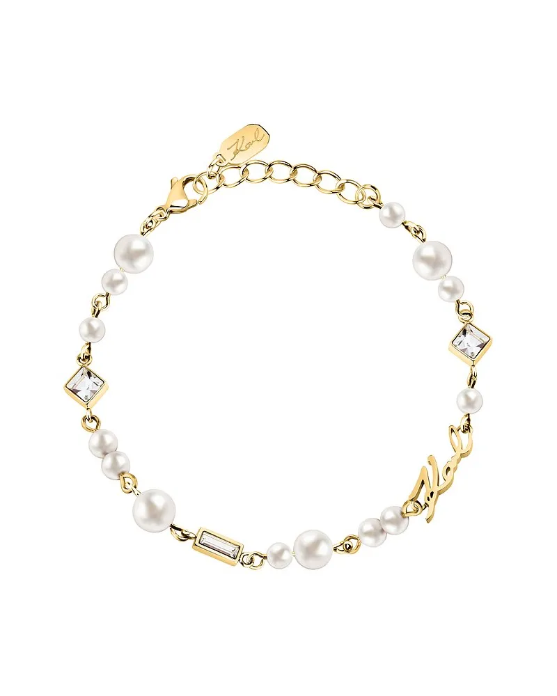 Karl Lagerfeld Armband Pearl Silber