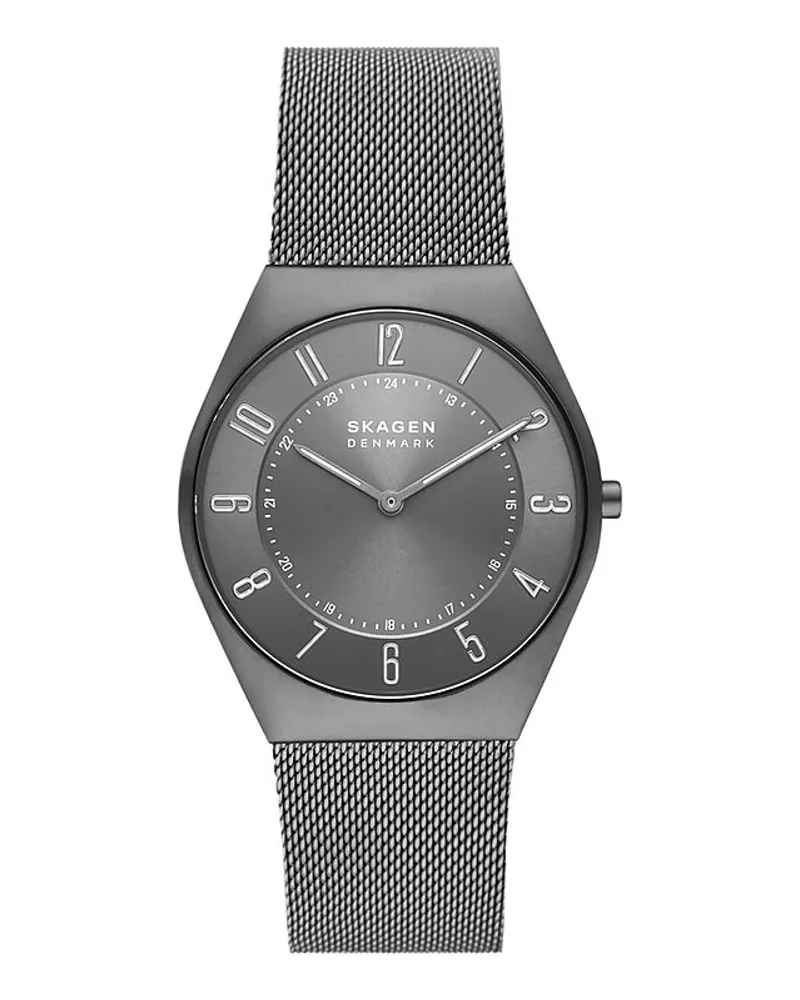 Skagen Herrenuhr Grenen Ultra Slim Anthrazit