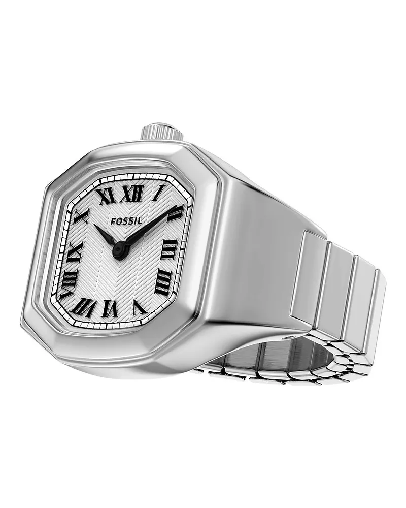 Fossil Damenuhr Watch Ring Silber