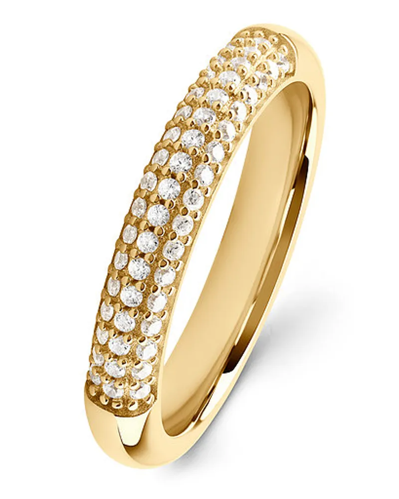 Esprit Damenring Pave Gelbgold