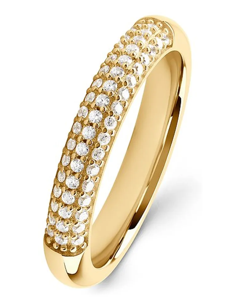 Esprit Damenring Pave Gelbgold