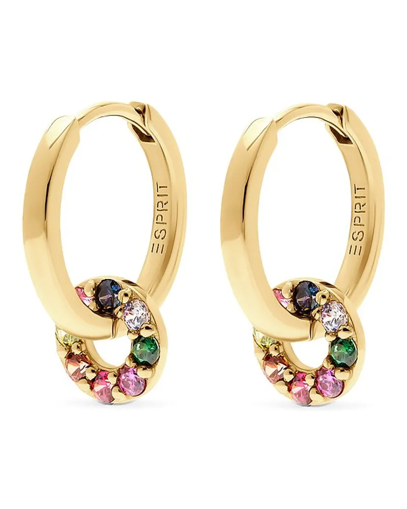 Esprit Creolen Color Circle Gelbgold