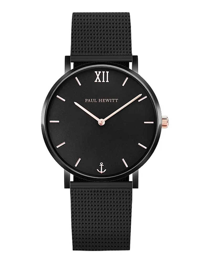 PAUL HEWITT Herrenuhr Sailor Schwarz