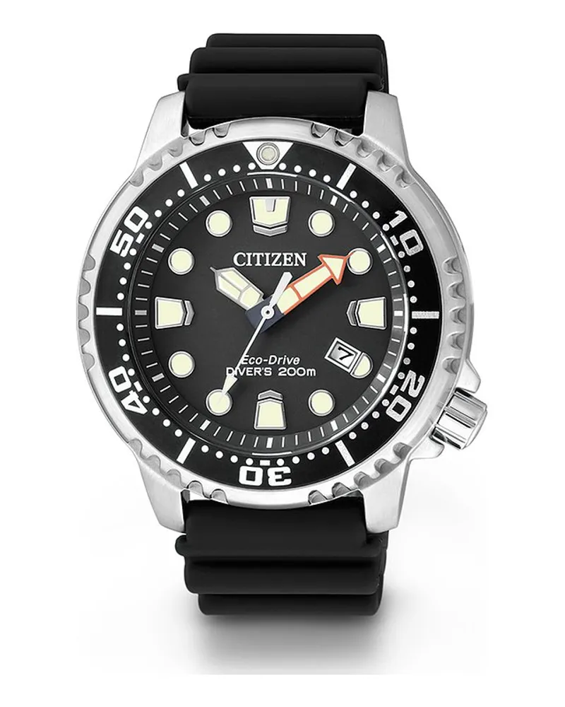 Citizen Herrenuhr Promaster Marine Eco Drive Silber